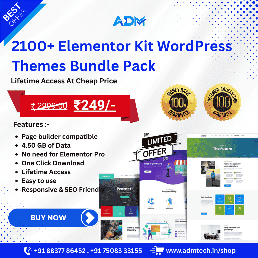 2100+ Elementor Template kits Bundle 1 2100+ Elementor Template kits Bundle