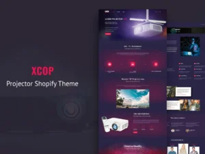 Xcop - One Page Entertainment Shopify Theme