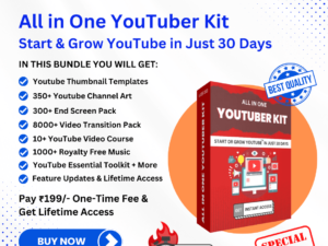 All in One YouTube Kit Start & Growth Toolkit