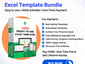 1000+ Excel Template Bundle: Ready to use