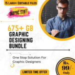 Ultimate 675 GB Graphic Designing Pack @ 99 only