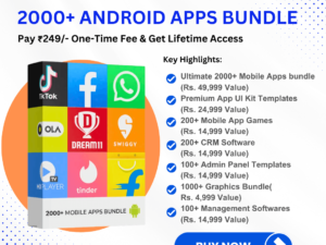 2K+ Premium Android Apps Bundle , 2000+ Clone Android Apps Bundle – Source Codes for Android & iOS