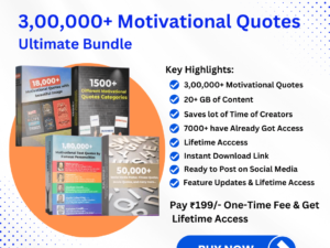 3,00,000+ Motivational Quotes Ultimate Bundle