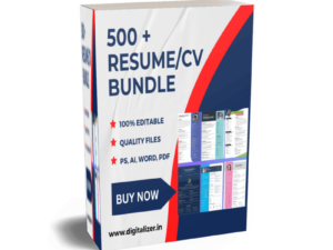 500 + Resume/CV Bundle