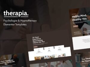 Therapia – Psychologist & Hypnotherapy Elementor Templates