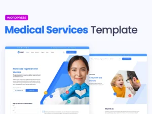 Vaxi – Covid-19 Vaccination & Health Services Elementor Template Kit