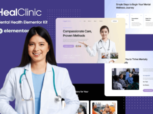 HealClinic – Health Care Center Elementor Kit Template