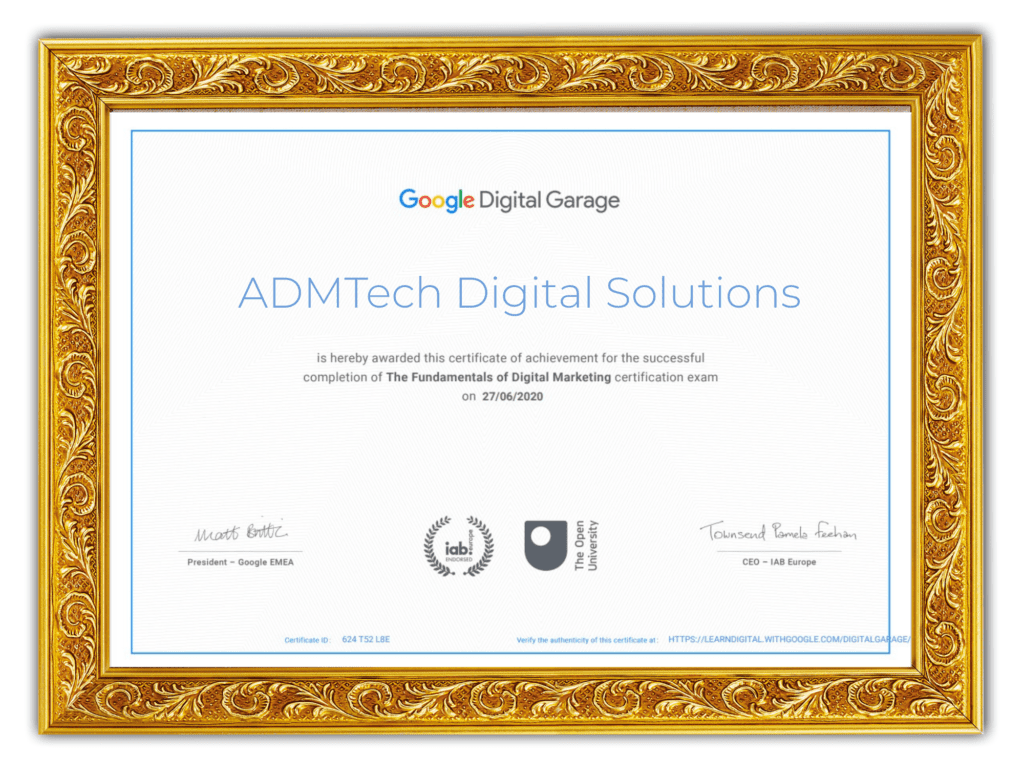 certified digital marketing agency