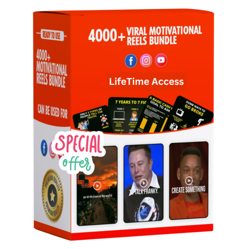 4000+ Viral Motivational Reels for Instagram + Bonuses 1 4000+ Viral Motivational Reels for Instagram + Bonuses