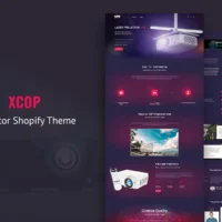 Xcop - One Page Entertainment Shopify Theme