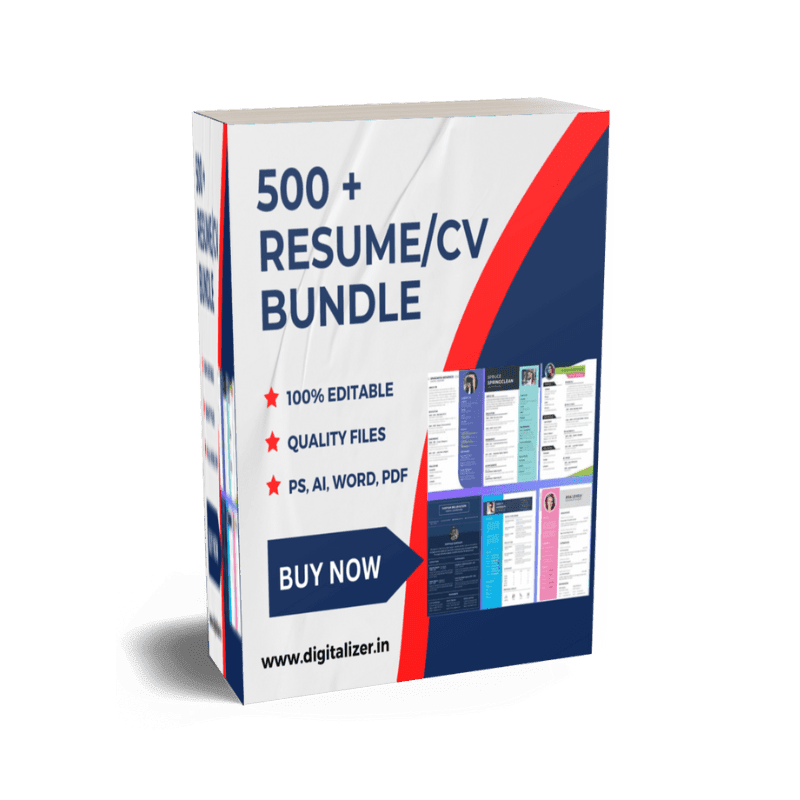 500+ Resume/CVV Template Bundle (Updated) 1 500 + Resume/CV Bundle