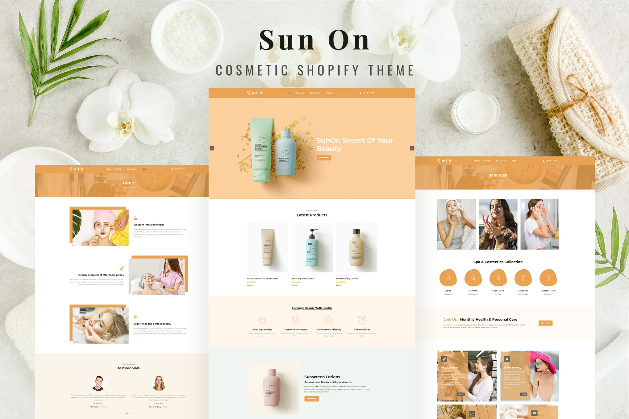 SunOn - Skin Care Products Wellness Shopify Theme 1 SunOn - Skin Care Products Wellness Shopify Theme