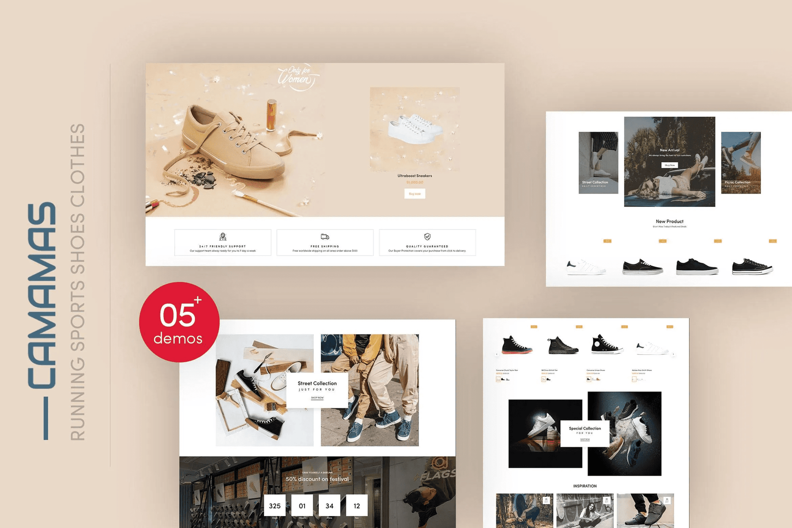 Camamas — Running & Sports Shoes Shopify Theme 1 Camamas — Running & Sports Shoes Shopify Theme