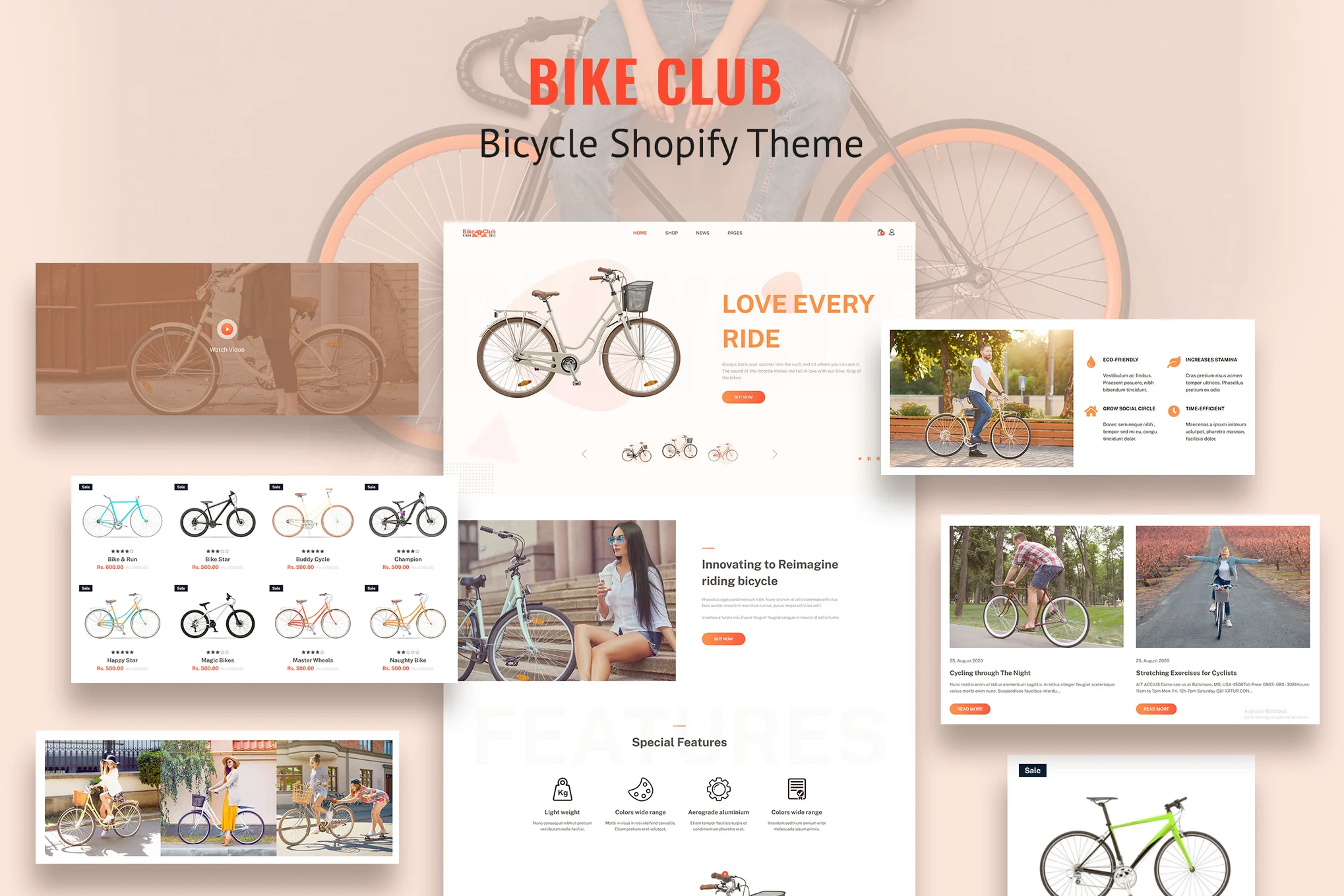 Bikez - Cycle Bike Shop Single Product Shopify Theme 1 Bikez - Cycle Bike Shop Single Product Shopify Theme