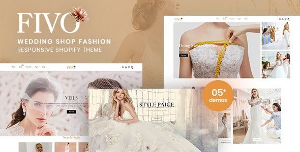 Fivo - Wedding Shop Fashion Shopify Theme 1 Fivo - Wedding Shop Fashion Shopify Theme