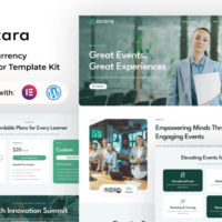 Acara - Event & Conference Elementor Template Kit Cover