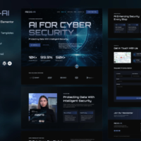 Aegis – AI for Cyber Security Elementor Template Kit, Elementor Template Kit, Aegis Elementor Template Kit - Free Download