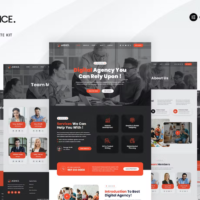 Agence - Digital Agency Elementor Template Kit, Elementor Template Kit, Agence Elementor Template Kit - Free Download
