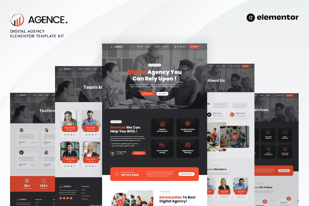 Agence - Digital Agency Elementor Template Kit 1 Agence - Digital Agency Elementor Template Kit, Elementor Template Kit, Agence Elementor Template Kit - Free Download