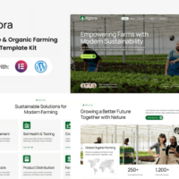 Aglora - Agriculture & Organic Farming Elementor Template Kit, Elementor Template Kit, Aglora Elementor Template Kit - Free Download