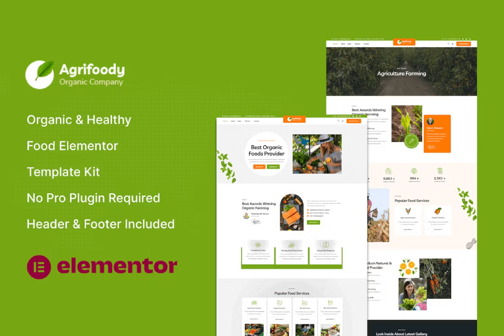 Agrifoody Elementor Template Kit 1 Agrifoody Elementor Template Kit, Elementor Template Kit, Agrifoody Elementor Template Kit - Free Download