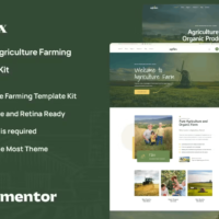 Agriox - Agriculture Farming Elementor Template Kit, Elementor Template Kit, Agriox Elementor Template Kit - Free Download