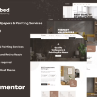 Ambed - Wallpapers & Painting Services Elementor Template Kit, Elementor Template Kit, Ambed Elementor Template Kit - Free Download