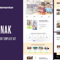 Anak - Kindergarten & Child Care Elementor Template Kit, Elementor Template Kit, Anak Elementor Template Kit - Free Download