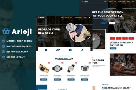 Arloji - Modern Hand Watch Shop eCommerce Elementor Template Kit 1 Arloji - Modern Hand Watch Shop eCommerce Elementor Template Kit, Elementor Template Kit, Arloji Elementor Template Kit - Free Download