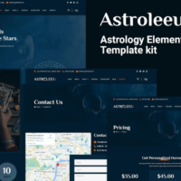 Astroleeu - Astrology and Numerology Elementor Template Kit, Elementor Template Kit, Astroleeu Elementor Template Kit - Free Download