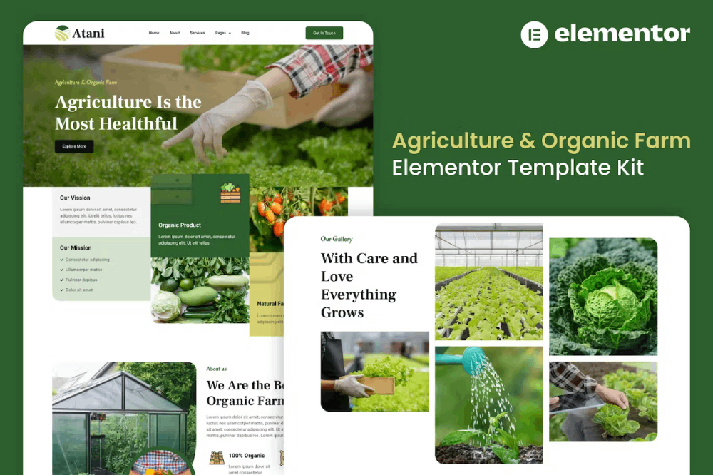 Atani - Agriculture & Organic Farm Elementor Template Kit 1 Atani - Agriculture & Organic Farm Elementor Template Kit, Elementor Template Kit, Atani Elementor Template Kit - Free Download