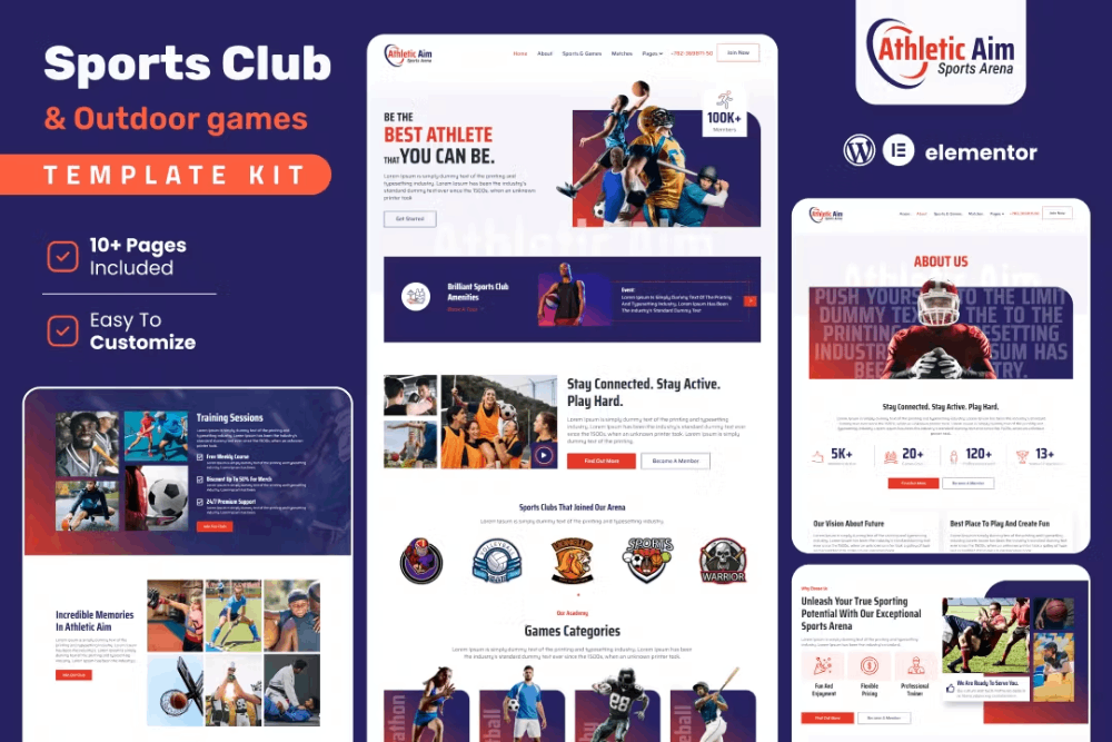 Athletic Aim Elementor Template Kit 1 Athletic Aim Elementor Template Kit, Elementor Template Kit, Athletic Elementor Template Kit - Free Download