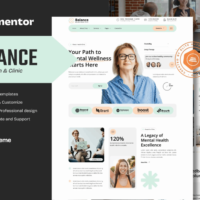 Balance - Mental Health Clinic Elementor Template Kit, Elementor Template Kit, Balance Elementor Template Kit - Free Download