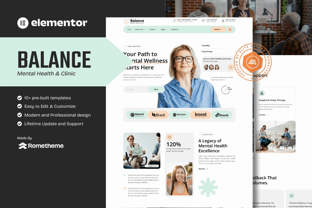 Balance - Mental Health Clinic Elementor Template Kit 1 Balance - Mental Health Clinic Elementor Template Kit, Elementor Template Kit, Balance Elementor Template Kit - Free Download