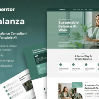 Balanza – Work-Life Balance Consultant Elementor Template Kit, Elementor Template Kit, Balanza Elementor Template Kit - Free Download