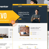 Beevo - Digital Marketing Agency Elementor Template Kit, Elementor Template Kit, Beevo Elementor Template Kit - Free Download