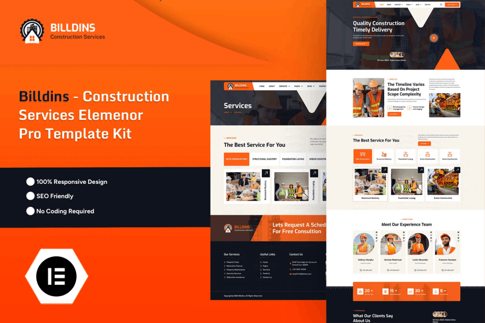 Billdins Elementor Template Kit 1 Billdins Elementor Template Kit, Elementor Template Kit, Billdins Elementor Template Kit - Free Download