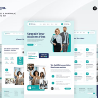 Bizcorpo - Corporate Business & Portfolio Elementor Template Kit, Elementor Template Kit, Bizcorpo Elementor Template Kit - Free Download