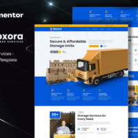 Boxora - Storage Service Elementor Template Kit, Elementor Template Kit, Boxora Elementor Template Kit - Free Download