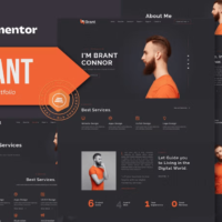 Brant - Creative Portfolio & Agency Elementor Template Kit, Elementor Template Kit, Brant Elementor Template Kit - Free Download