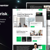 Brisk - Coworking Creative Space Elementor Template Kit, Elementor Template Kit, Brisk Elementor Template Kit - Free Download