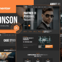 Bronson - Bodyguards & Security Agency Elementor Template Kit, Elementor Template Kit, Bronson Elementor Template Kit - Free Download