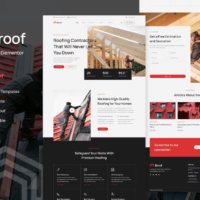 Broof - Roofing Services Elementor Template Kit, Elementor Template Kit, Broof Elementor Template Kit - Free Download