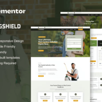 Bugshield - Template kit for Pest Control Services Elementor Template Kit, Elementor Template Kit, Bugshield Elementor Template Kit - Free Download