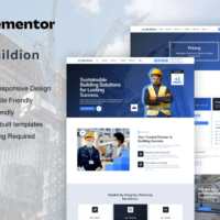 Buildion - Template kit for Construction Elementor Template Kit, Elementor Template Kit, Buildion Elementor Template Kit - Free Download