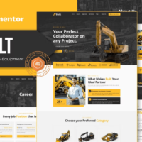 Built - Machinery & Equipment Rentals Elementor Template Kit, Elementor Template Kit, Built Elementor Template Kit - Free Download