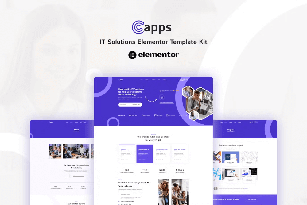 Capps - IT Solutions Elementor Template Kit 1 Capps - IT Solutions Elementor Template Kit, Elementor Template Kit, Capps Elementor Template Kit - Free Download