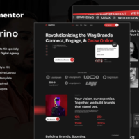 Carino - Dark Digital Agency Elementor Template Kit, Elementor Template Kit, Carino Elementor Template Kit - Free Download