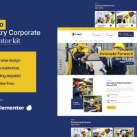Catpro - Industry Corporate Elementor Template Kit, Elementor Template Kit, Catpro Elementor Template Kit - Free Download