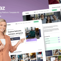 Celaz - Digital Learning Platform Elementor Template Kit, Elementor Template Kit, Celaz Elementor Template Kit - Free Download